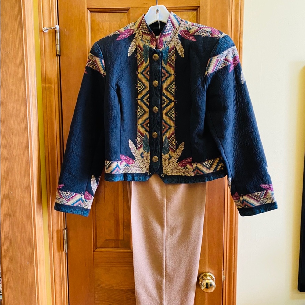 Stylish Southwestern Pant Suit.